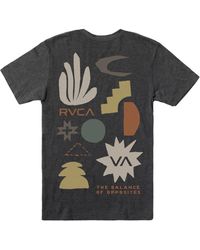 RVCA - Paper Cuts Short Sleeve T-shirt - Lyst