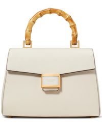 Kate Spade - Katy Textured Leather Small Top Handle Bag - Lyst