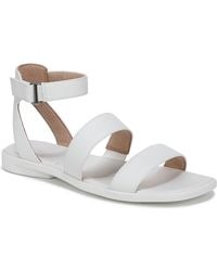Naturalizer - Fiesta Ankle Strap Footbed Flat Sandals - Lyst