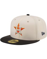 KTZ - Houston Astros Game Night Leather Visor 59fifty Fitted Hat - Lyst