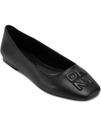 DKNY - Darianne Ballet Flat With Logo - Lyst