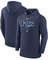 Nike - Tampa Bay Rays Authentic Collection Early Work Tri-blend Performance Pullover Hoodie - Lyst