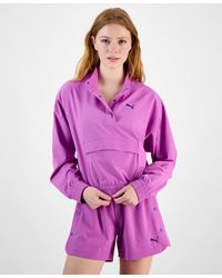 PUMA - Essential Ripstop Snap-placket Jacket - Lyst