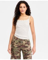 Levi's - Sweetie Floral Pointelle Cotton Cami Top - Lyst