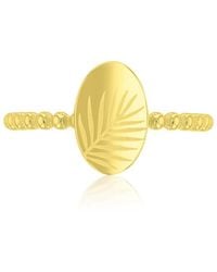 Roxy - Waterproof Yellow Leaves Beads Ring - Lyst