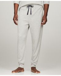 Tommy Hilfiger - Classic-fit Waffle-knit Thermal Pajama joggers - Lyst