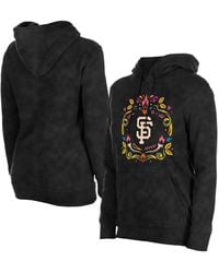 KTZ - San Francisco Giants Dia De Muertos Mineral Wash Hoodie Sweatshirt - Lyst