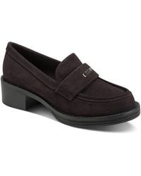 DKNY - Civelli Heeled Round Toe Slip-on Loafers - Lyst