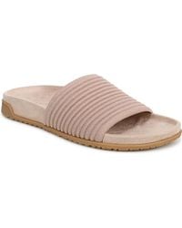 Vionic - Evie Knit Slide Sandals - Lyst