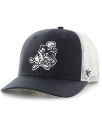 Men's '47 Black Dallas Cowboys Dark Tropic Hitch Adjustable Hat