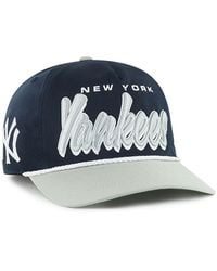 '47 - New York Yankees Drop Shadow Rope Hitch Adjustable Hat - Lyst