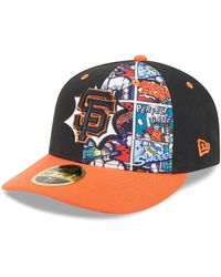 KTZ - Black/orange San Francisco Giants 2025 Mlb Diamond Hero Edition Low Profile 59fifty Fitted Hat - Lyst