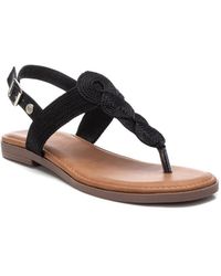 Xti - Braided Strap Thong Flat Sandals By - Lyst