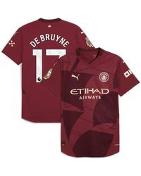 PUMA - Kevin De Bruyne Manchester City 2024/25 Third Authentic Player Jersey - Lyst