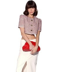 Walter Baker - Helene Cropped Boucle Tweed Jacket - Lyst