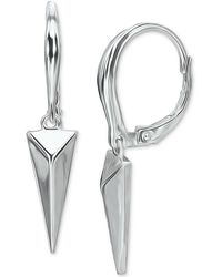 Giani Bernini - Pyramid Spike Leverback Drop Earrings, Created For Macy's - Lyst