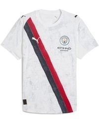 PUMA Manchester City X Mdcr Graphic Jersey in White for Men