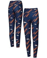 Concepts Sport - Denver Broncos Breakthrough Allover Print Knit Sleep leggings - Lyst