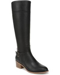 Dr. Scholls - Adeline Wide Calf Block Heel Zip Tall Boots - Lyst
