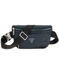 Guess - Saffiano Faux-leather Water-repellent Fanny Pack - Lyst
