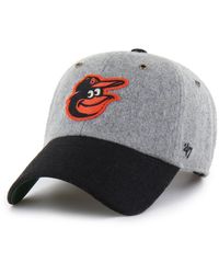 '47 - Gray Baltimore Orioles Golden Age Wool Clean Up Adjustable Hat - Lyst