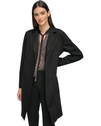 Tommy Hilfiger - Fuaux-suede Long-sleeve Topper Jacket - Lyst