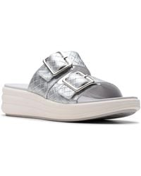 Clarks - Cloud Steppers Drift Peep Toe Sandals - Lyst