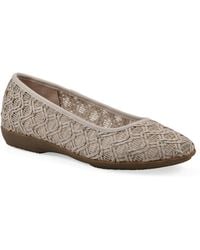 White Mountain - Cariann Ballet Round Toe Flats - Lyst