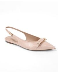 BERNESS - Chantal Pointed Toe Slingback Flats - Lyst