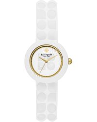 Kate Spade - Mini Park Row Silicone Watch 28mm - Lyst