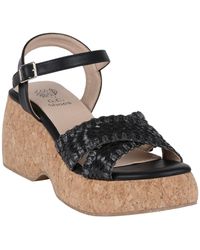Gc Shoes - Lucy Woven Cork Platform Wedge Sandals - Lyst