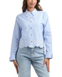 Bcx - Resort Button Up Long Sleeve Shirt - Lyst