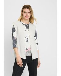 Olsen - Cotton Blend Sweater Vest - Lyst