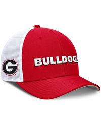 Nike - Georgia Bulldogs 2025 Dugout Coaches Rise Performance Trucker Adjustable Hat - Lyst