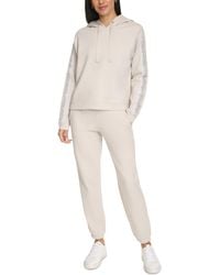 Calvin Klein - Logo Stripe Pullover Hoodie - Lyst