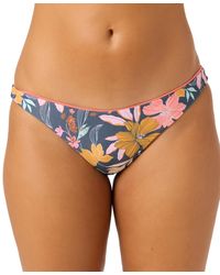 O'neill Sportswear - Mila Floral-print Bikini Bottoms - Lyst