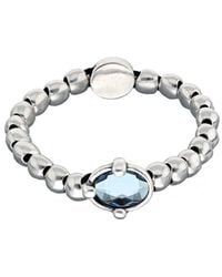 Uno De 50 - Sterling Plated Metal Beaded Bracelet - Lyst
