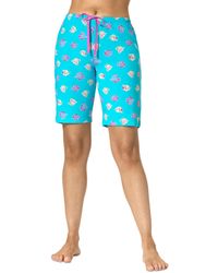 Hue - Kissy Fishes Printed Bermuda Pajama Shorts - Lyst