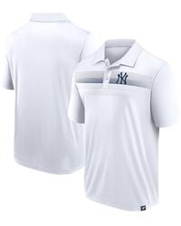 Fanatics - White New York Yankees Big Tall Victory For Us Interlock Polo Shirt - Lyst