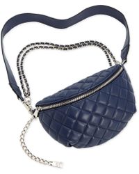 steve madden embellished quilted fanny pack