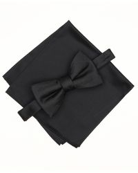 Alfani - Mini-pattern Bow Tie & Solid Pocket Square Set - Lyst