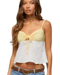 Edikted - Tilly Mixed Print Top - Lyst