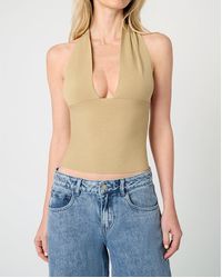 WeWoreWhat - Knit Halter Top - Lyst