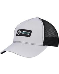 PUMA - Mercedes-amg Petronas F1 Team Trucker Adjustable Hat - Lyst