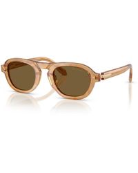 Giorgio Armani - Rectangle Sunglasses - Lyst