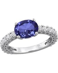 Macy's - Lab Created Sapphire (1-1/5 Ct. T.w. - Lyst