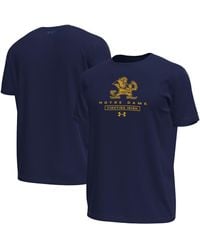 Under Armour - Notre Dame Fighting Irish Stack Stretch Performance T-shirt - Lyst