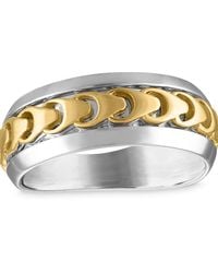 Bulova - Link Ring - Lyst