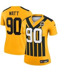 Nike - T.j. Watt Pittsburgh Steelers Alternate 1933 Throwback Legend Player Performance Jersey - Lyst