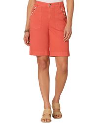 Democracy - Petite "ab" Solution Skyrise Bermuda Shorts - Lyst